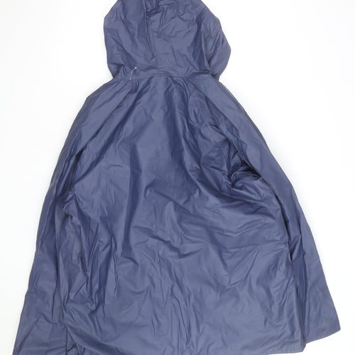 Totes Men’s Blue Hooded Waterproof Rain Coat Jacket L