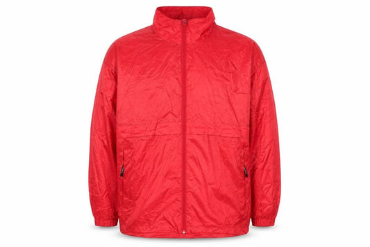 Front view of Stormtech Men’s Red Windbreaker Jacket M Lightweight Water Resistant