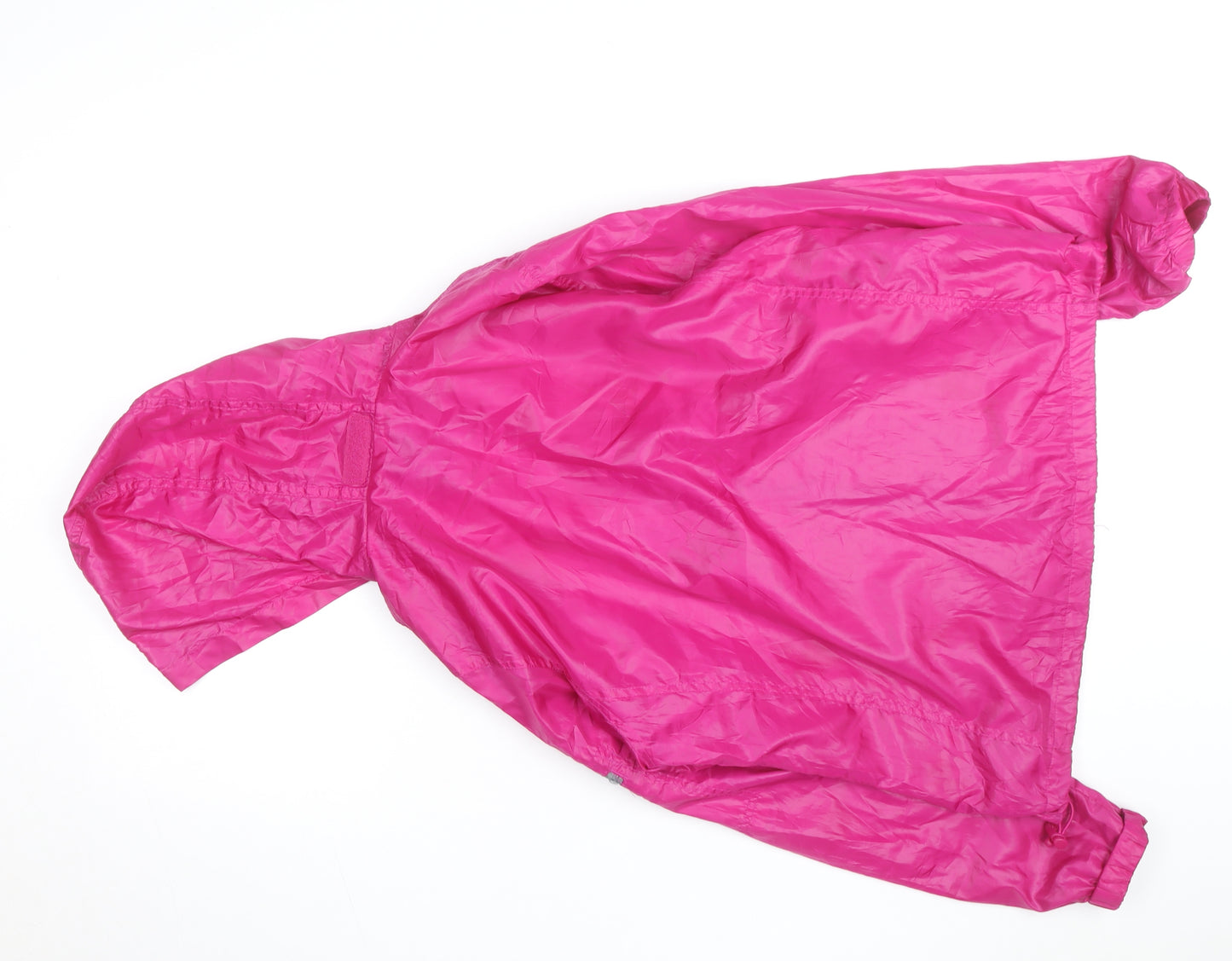 Faded Glory Women's Pink Hooded Windbreaker Jacket Size M