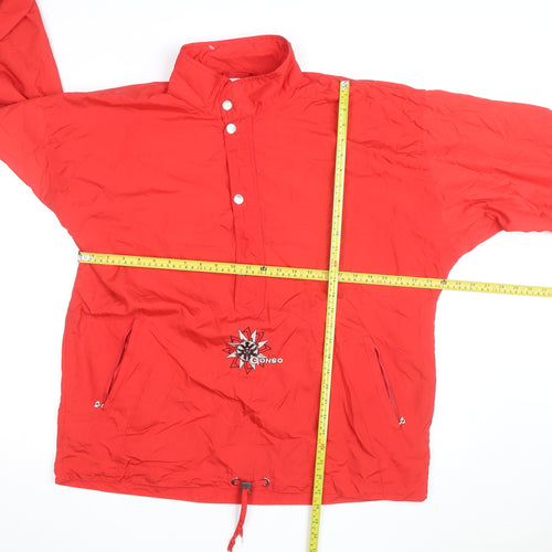 Gonso Men's Red Windbreaker Lightweight Sports Jacket L