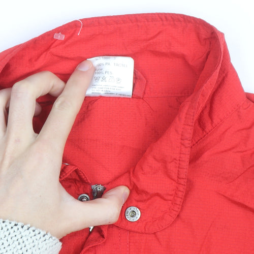 Gonso Men's Red Windbreaker Lightweight Sports Jacket L
