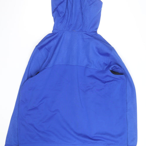 Russell Men's Blue 2XL Full Zip Hooded Sports Hoodie