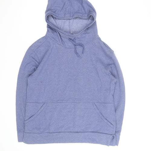 Banana Republic Men's Blue Knit Pullover Hoodie M Regular Fit