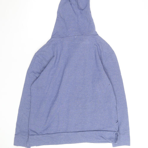 Banana Republic Men's Blue Knit Pullover Hoodie M Regular Fit
