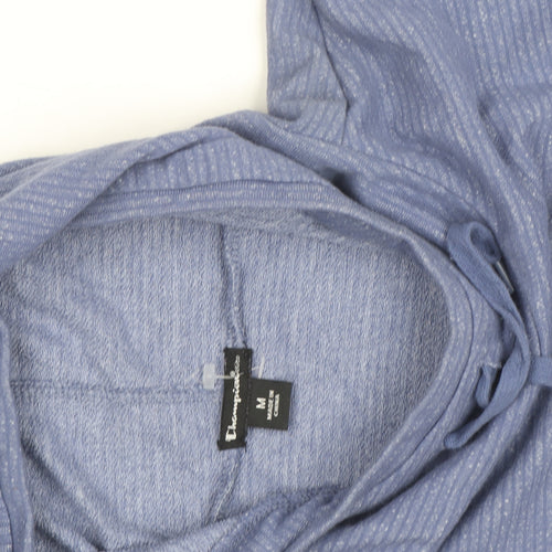 Banana Republic Men's Blue Knit Pullover Hoodie M Regular Fit