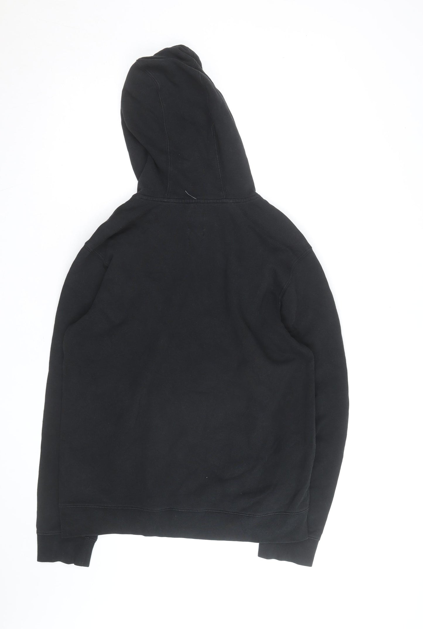 Volcom Men's Black Classic Fit Pullover Hoodie M Skate Logo