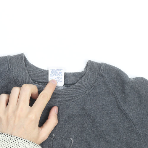 Jerzees Men’s Grey XL Graphic Animal Nature Pullover Sweatshirt