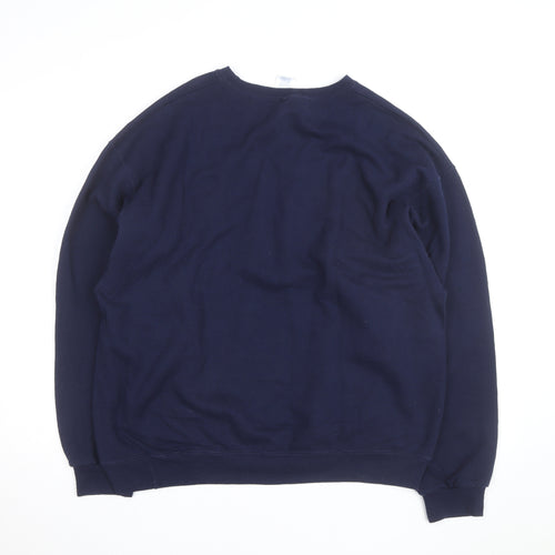 Jerzees Men's Blue Madeira Beach Florida XL Pullover Sweatshirt