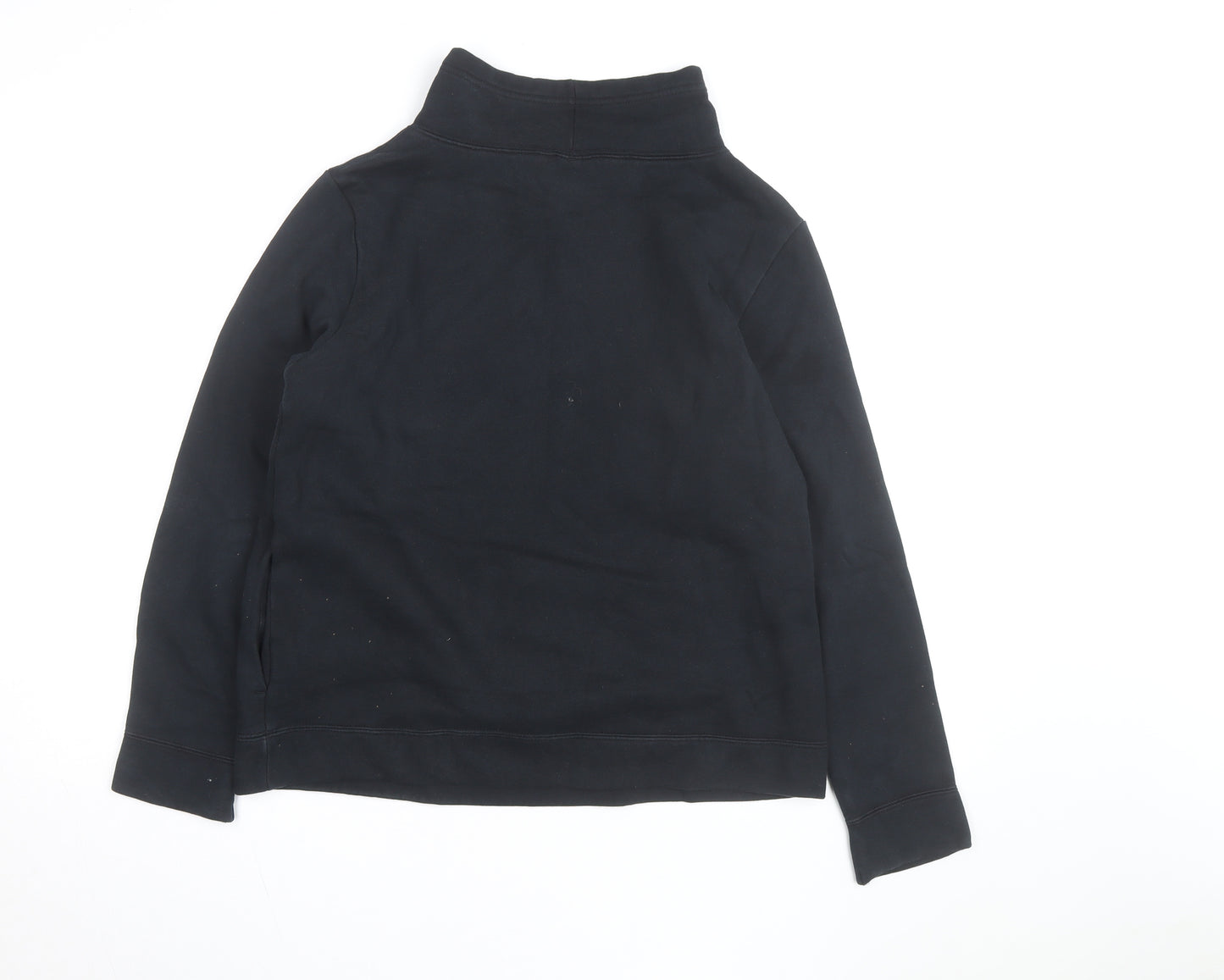 Puma Womens Black Size 14 Pullover Sweatshirt with Logo Design