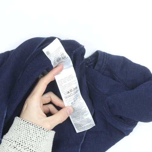 Levi's Men's Blue Cotton Crew Neck Pullover Sweatshirt Size M