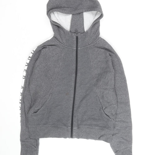 Under Armour Men's Grey Full Zip Hoodie Size M Sports Fleece