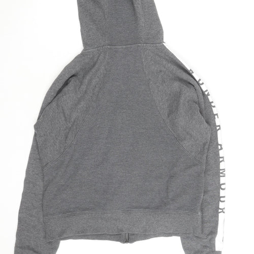 Under Armour Men's Grey Full Zip Hoodie Size M Sports Fleece