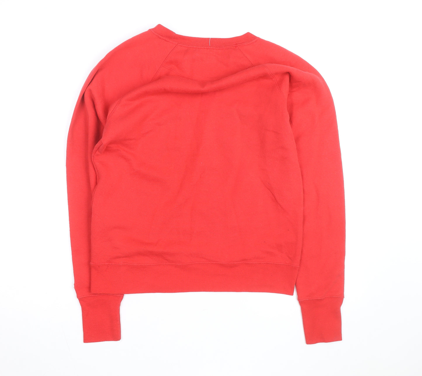 Champion Men's Red Crew Neck Pullover Sweatshirt Size L