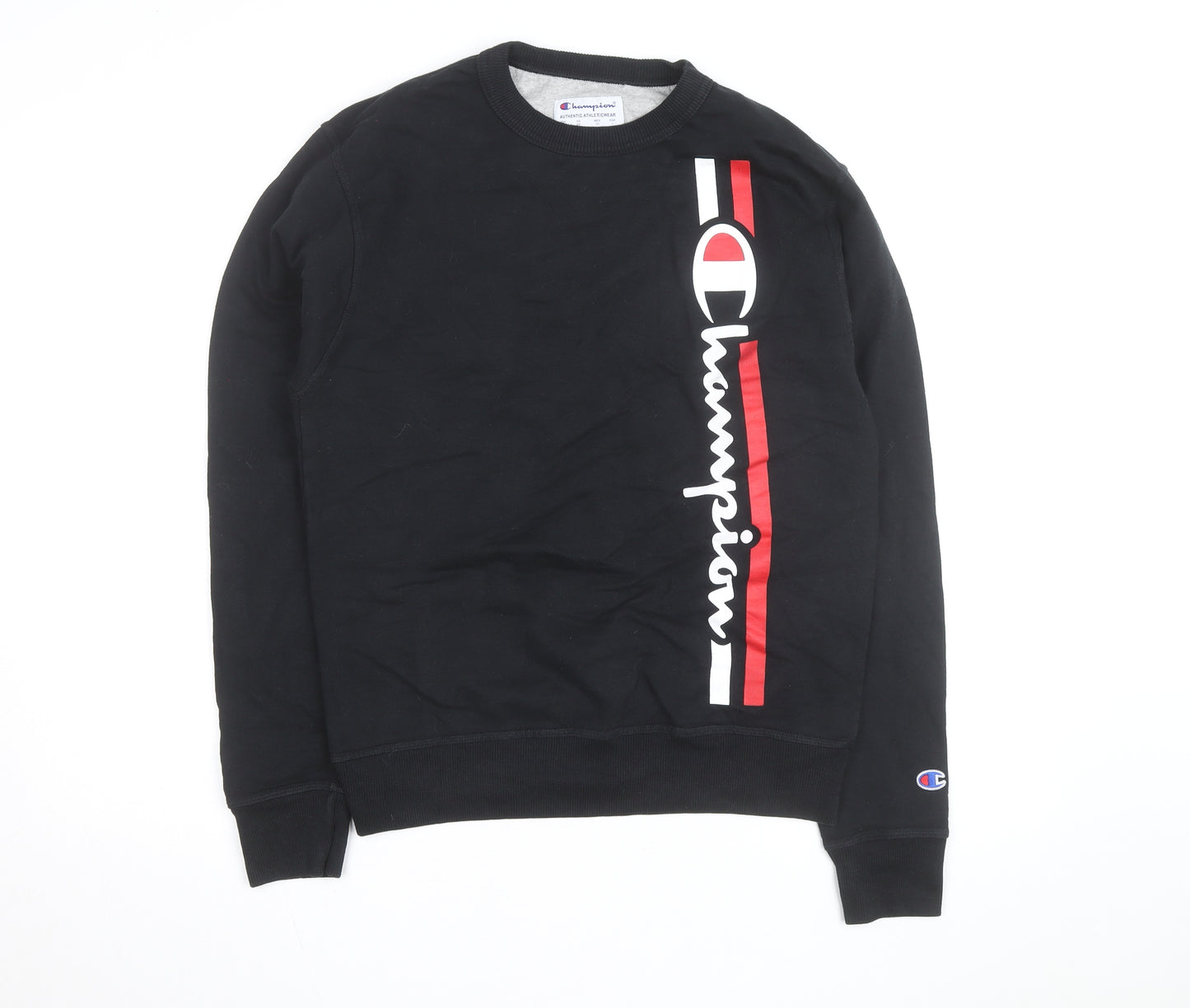 Champion Men's Black L Pullover Crew Neck Sweatshirt