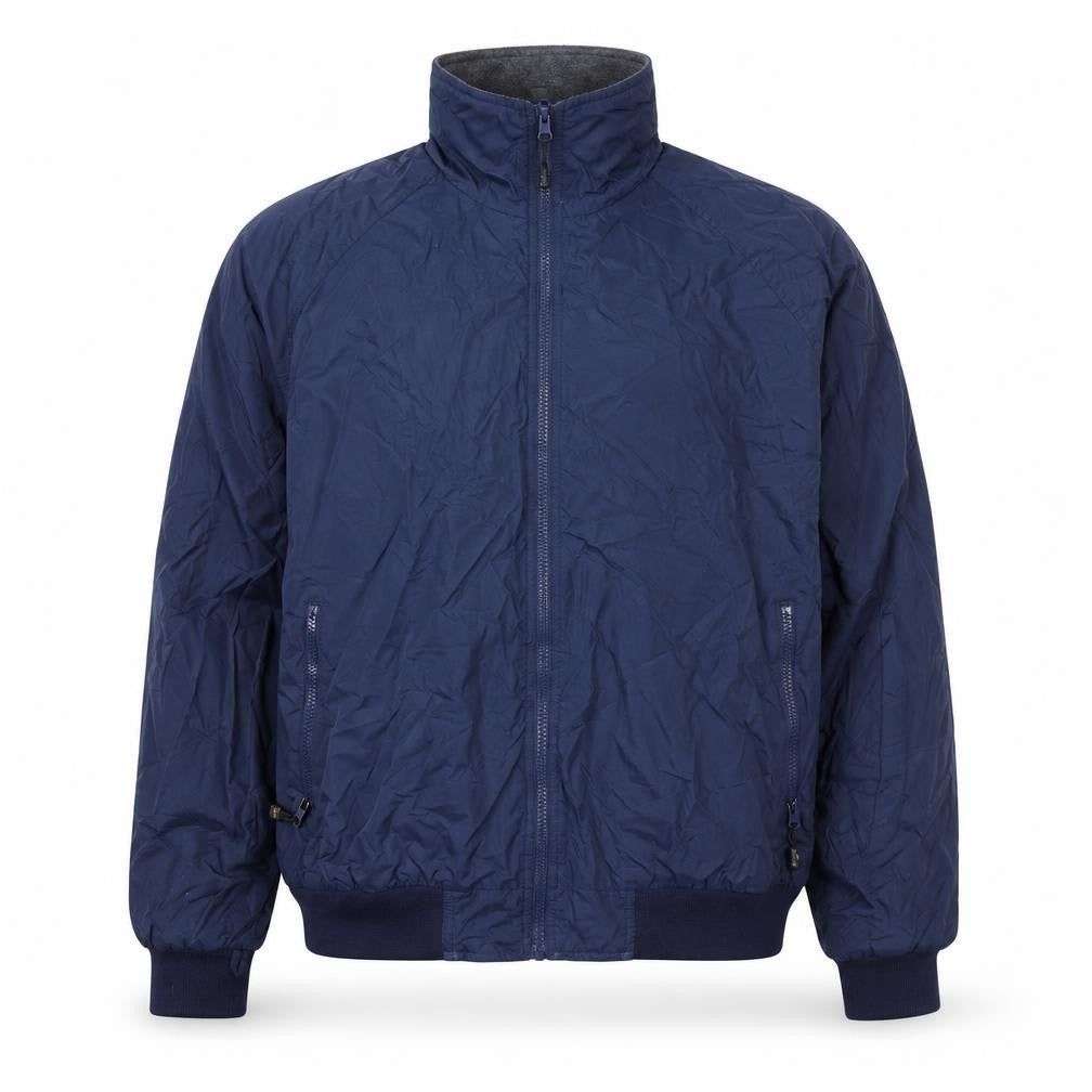 Front view of WearGuard Men’s Blue XL Windproof Workwear Nylon Jacket