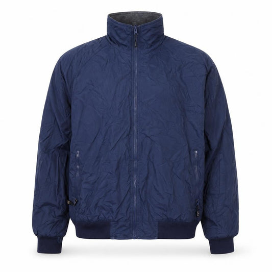 Front view of WearGuard Men’s Blue XL Windproof Workwear Nylon Jacket