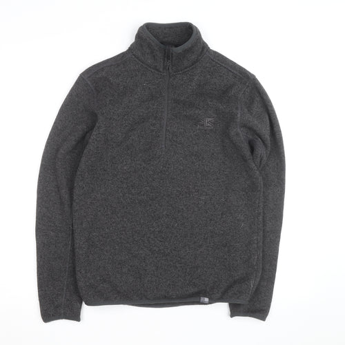 Karrimor Men's Grey XS Fleece 1/4 Zip Pullover Sweatshirt