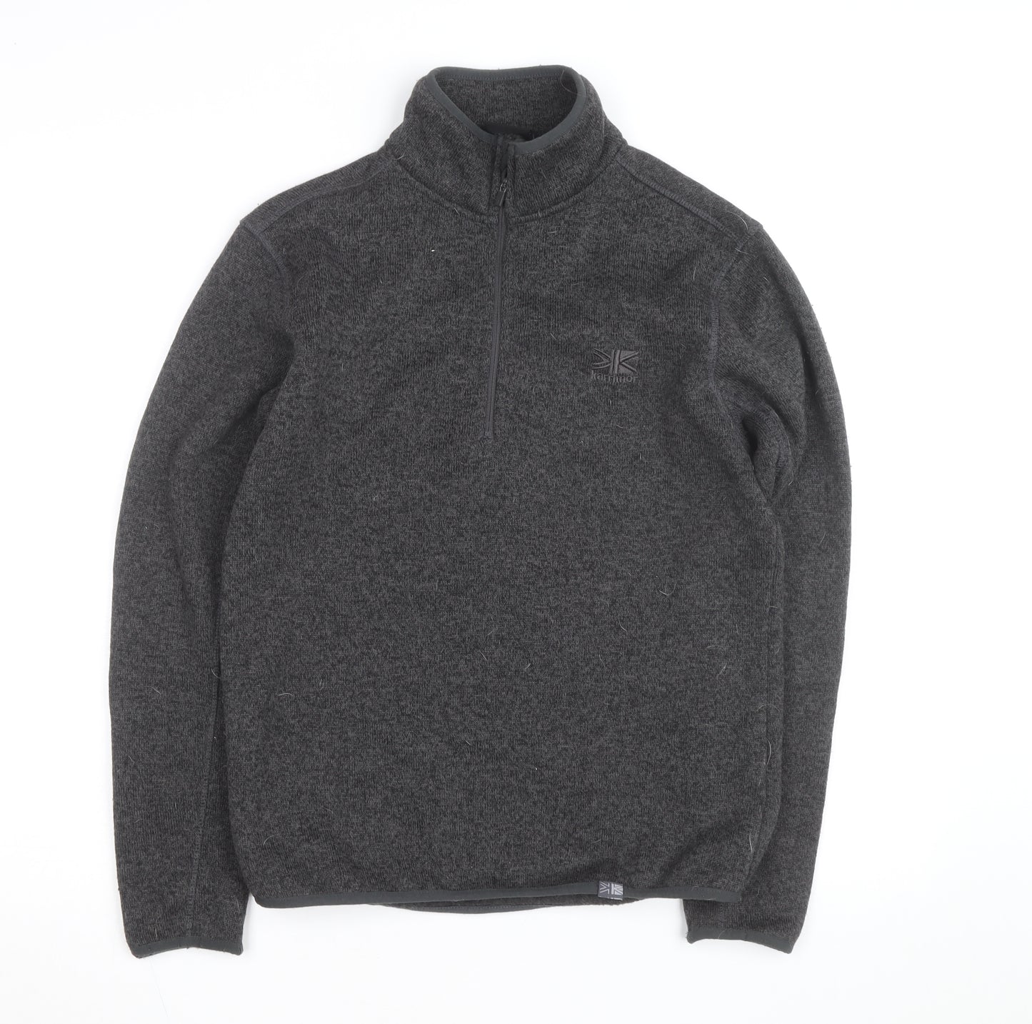 Karrimor Men's Grey XS Fleece 1/4 Zip Pullover Sweatshirt