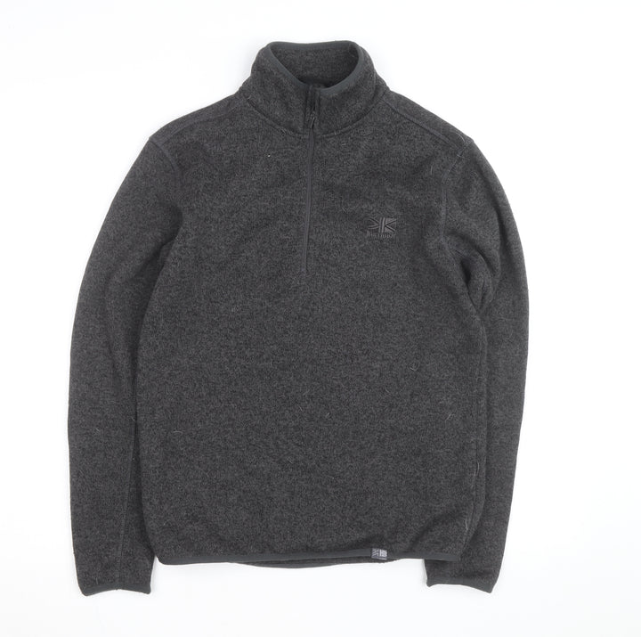 Karrimor Men's Grey XS Fleece 1/4 Zip Pullover Sweatshirt