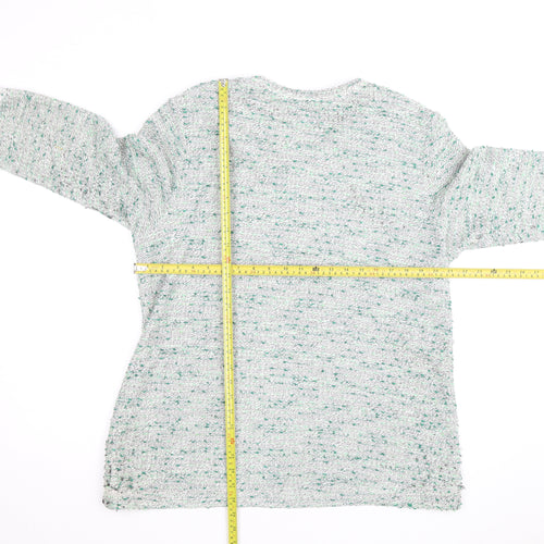 H&M Women's Multicoloured Knit Pullover Jumper Size 14