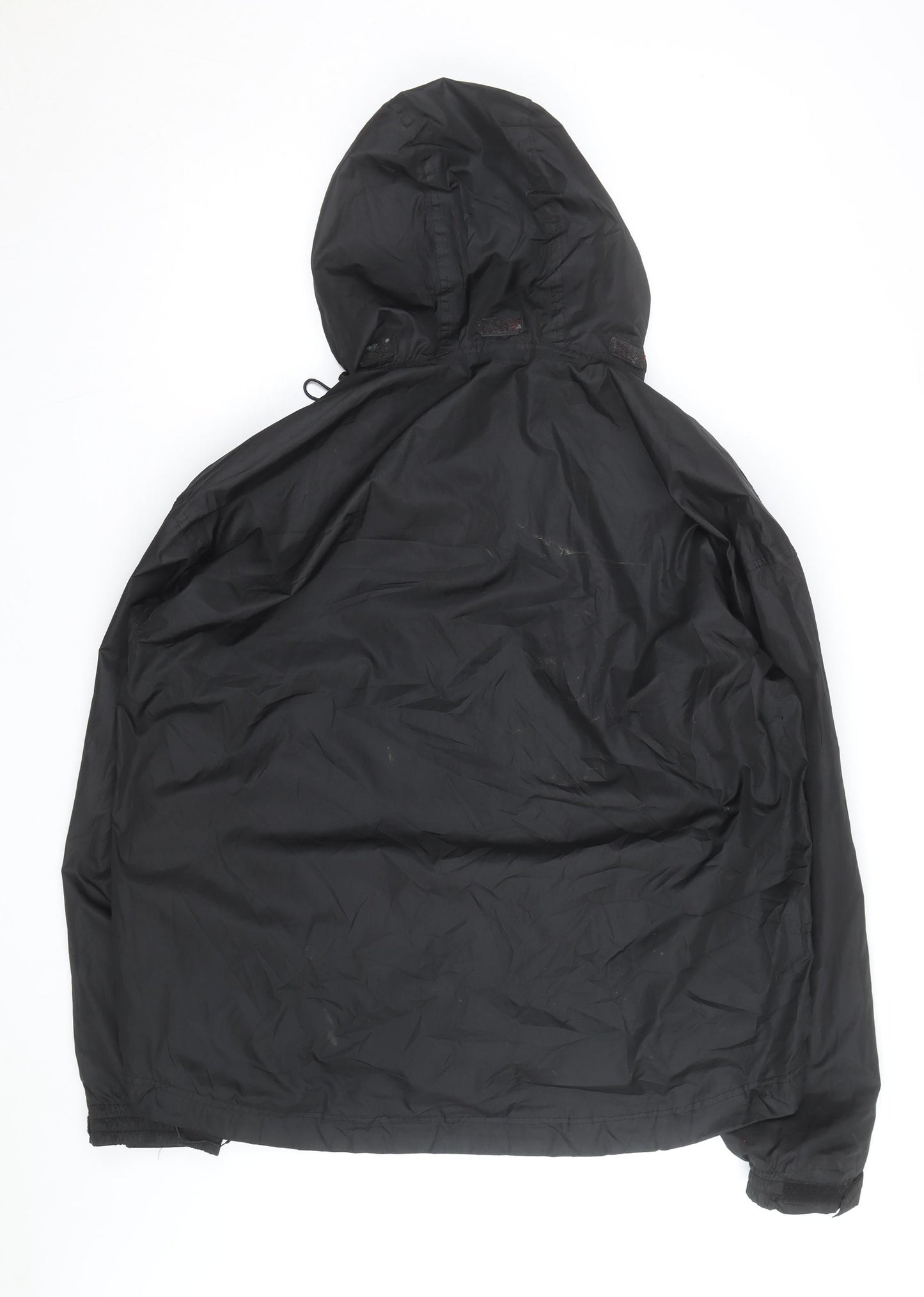 Aquatech Men's Black L Hooded Waterproof Rain Jacket