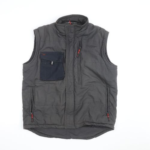 Hoggs Professional Men's Grey L Insulated Ripstop Waistcoat Bodywarmer