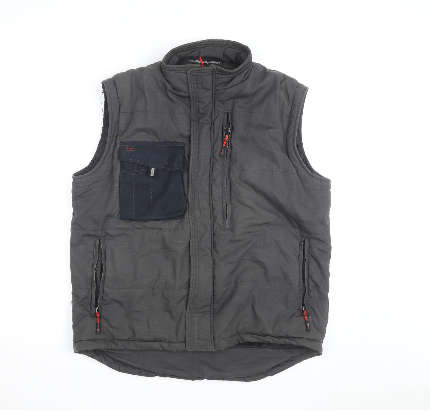 Hoggs Professional Men's Grey L Insulated Ripstop Waistcoat Bodywarmer