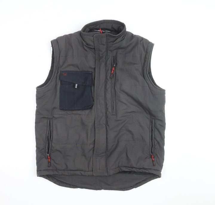 Hoggs Professional Men's Grey L Insulated Ripstop Waistcoat Bodywarmer