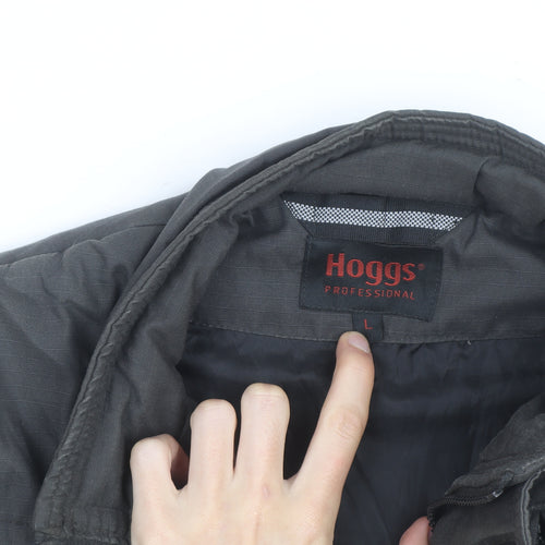 Hoggs Professional Men's Grey L Insulated Ripstop Waistcoat Bodywarmer