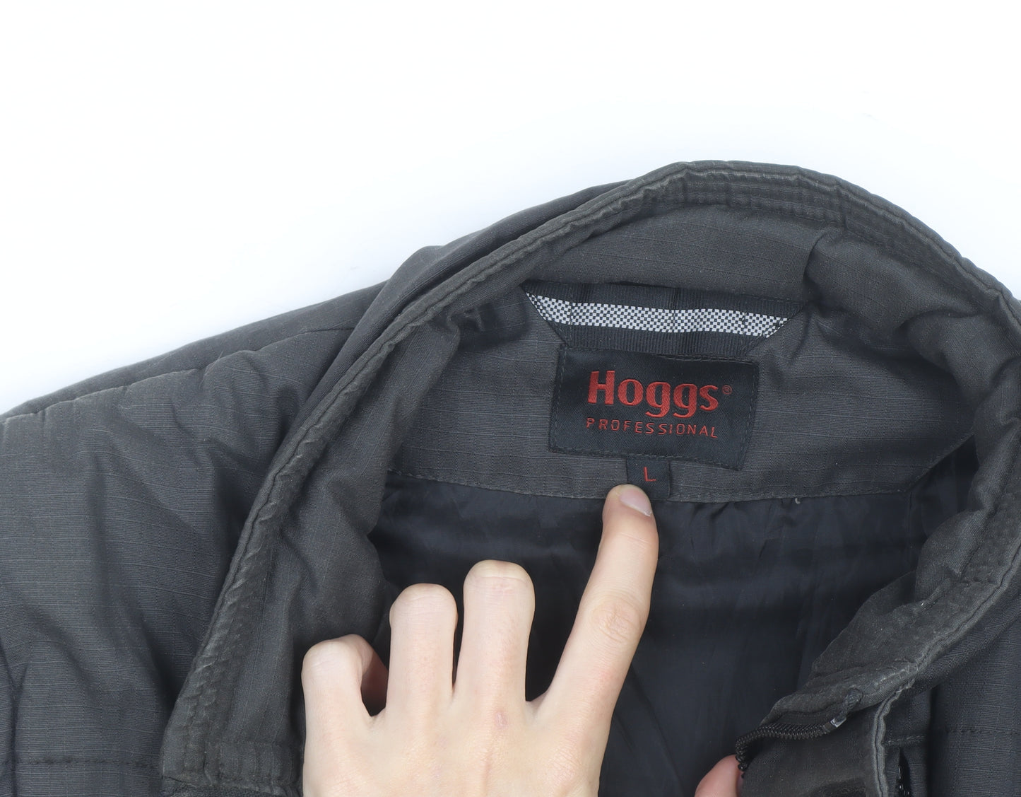 Hoggs Professional Men's Grey L Insulated Ripstop Waistcoat Bodywarmer