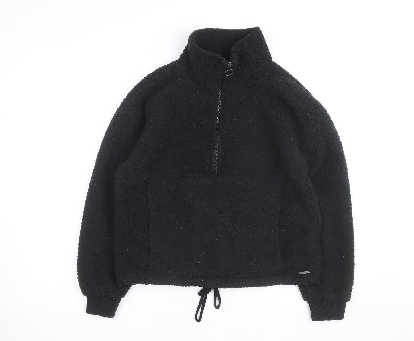 Billabong Men’s Black Fleece Half Zip Pullover Jumper M