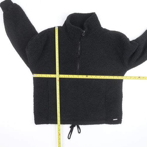 Billabong Men’s Black Fleece Half Zip Pullover Jumper M