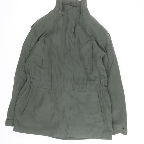 St. Johns Bay Men's Green Cotton Nylon Parka Jacket Size M