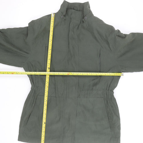 St. Johns Bay Men's Green Cotton Nylon Parka Jacket Size M