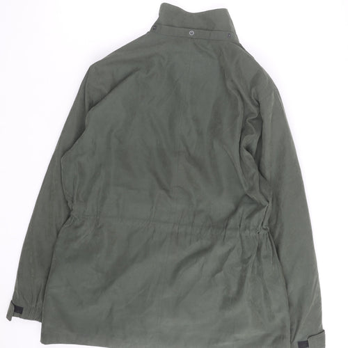 St. Johns Bay Men's Green Cotton Nylon Parka Jacket Size M