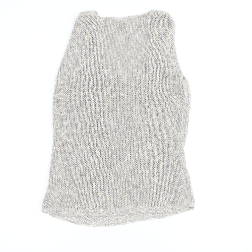 Next Women’s Beige Knit Sleeveless Vest Jumper UK 16