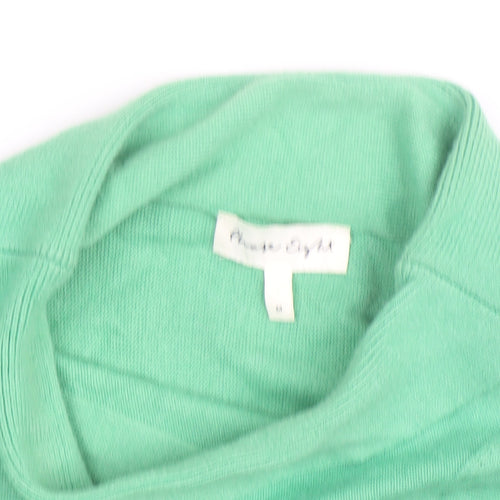 Phase Eight Women’s Green Roll Neck Cotton Cashmere Jumper Size M