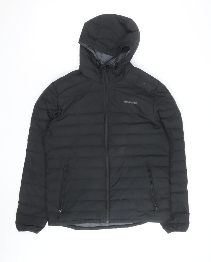 Ayacucho Men's Black Hooded Puffer Jacket M Outdoor Winter Coat