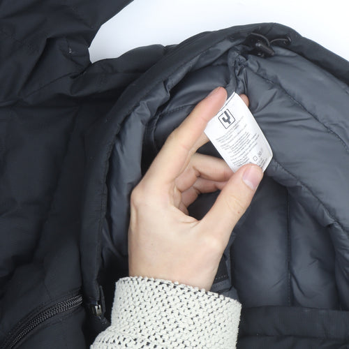 Ayacucho Men's Black Hooded Puffer Jacket M Outdoor Winter Coat