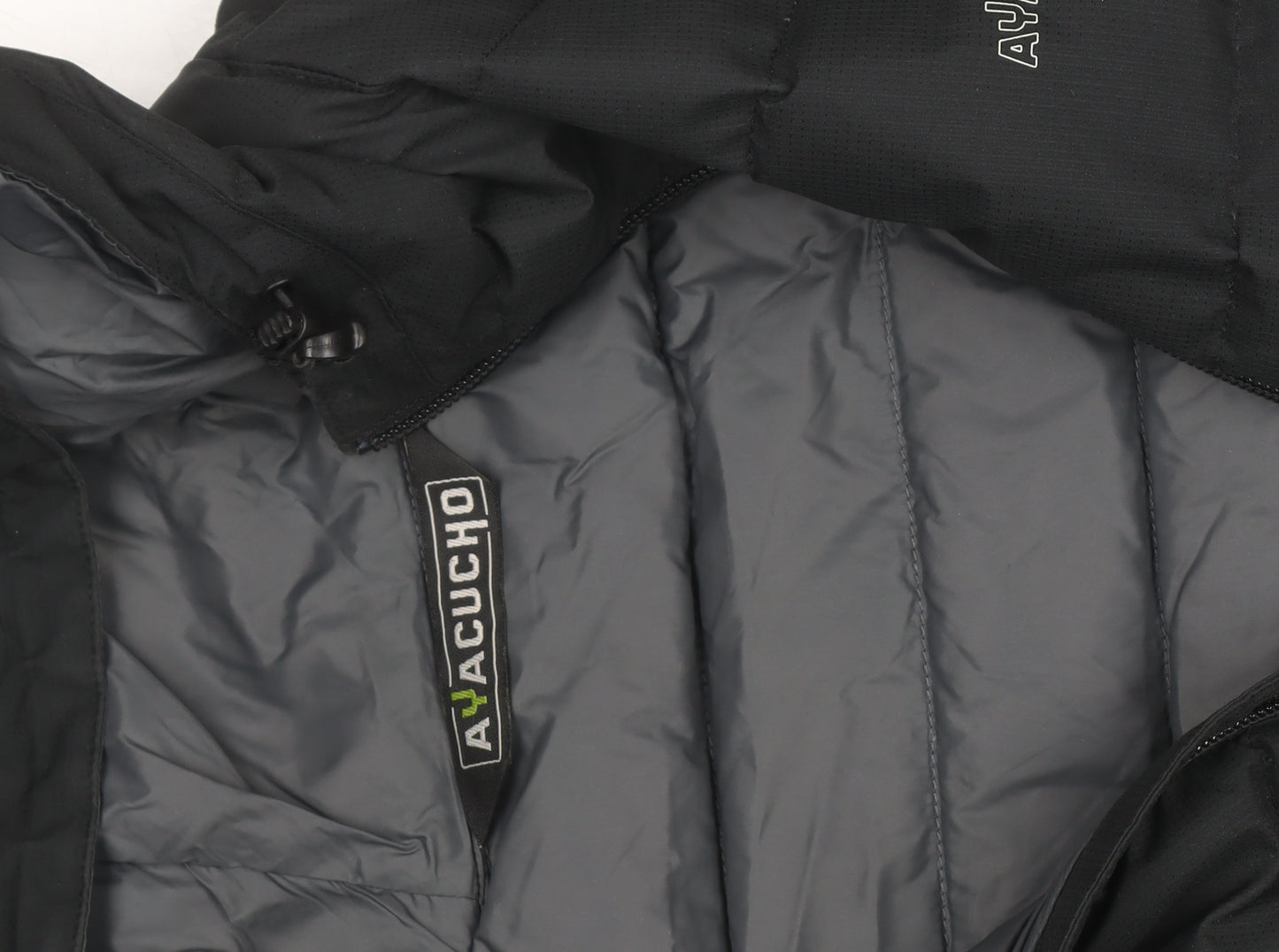 Ayacucho Men's Black Hooded Puffer Jacket M Outdoor Winter Coat
