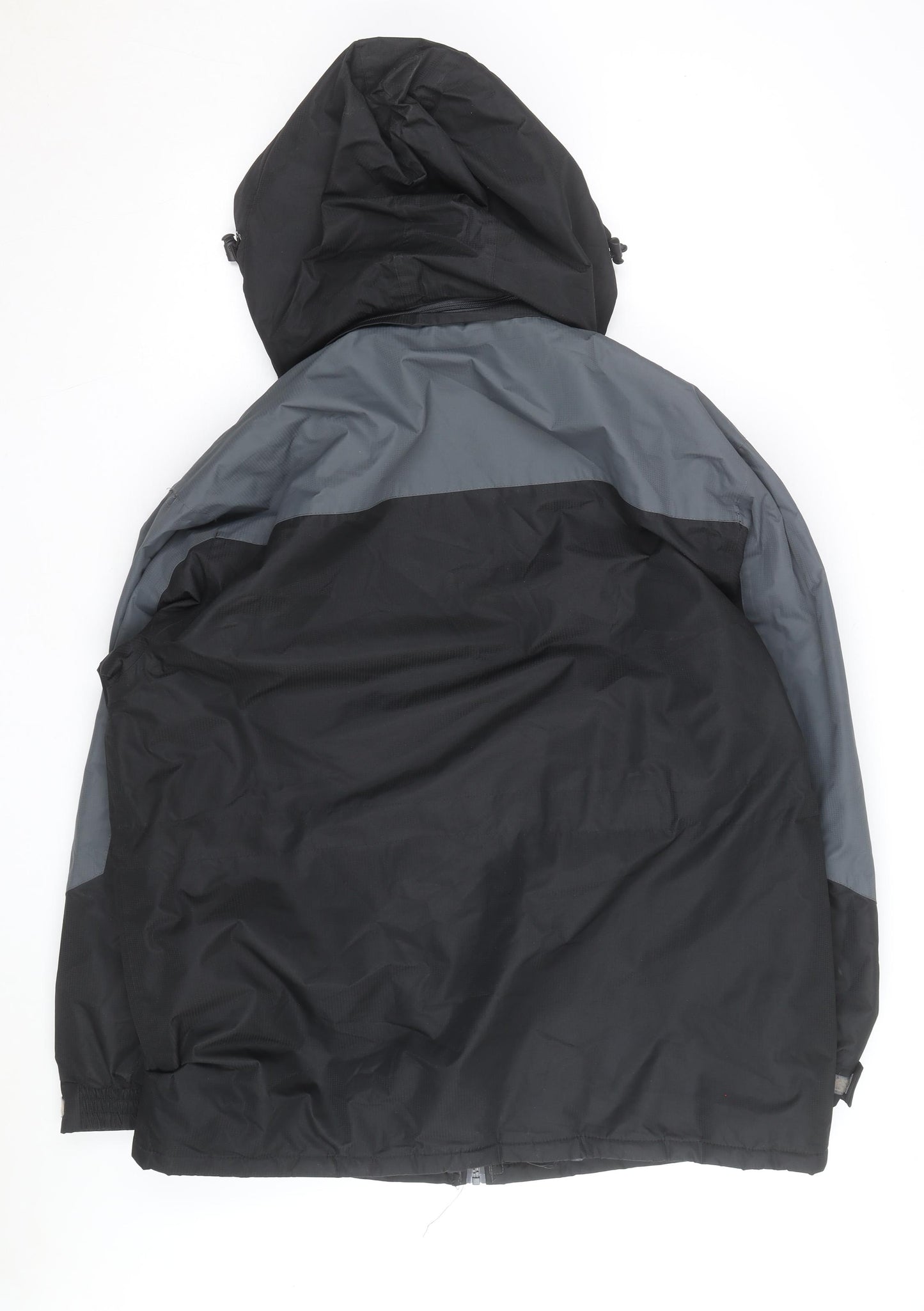 The Rockface Men's Black XL Waterproof Hooded Parka Jacket