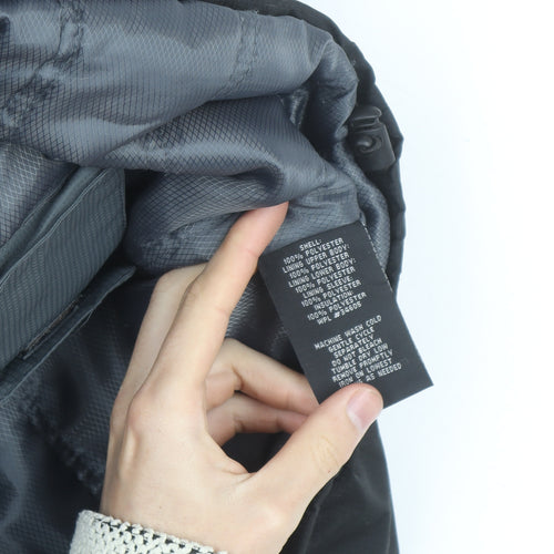 The Rockface Men's Black XL Waterproof Hooded Parka Jacket