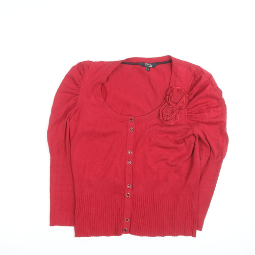 Star by Julien Macdonald Red Women’s Size 12 Knit Cardigan