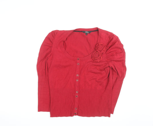 Star by Julien Macdonald Red Women’s Size 12 Knit Cardigan