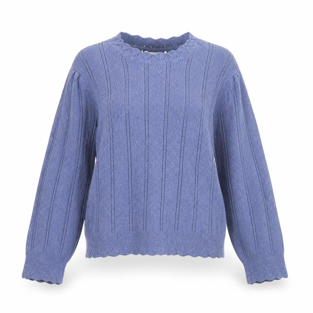 Marks and Spencer Women’s Blue Knit Crew Neck Jumper Size 12