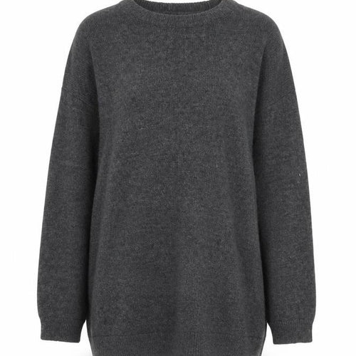ASOS Women’s Grey Wool Blend Crew Neck Long Sleeve Jumper Size S