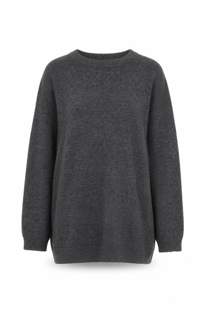 ASOS Women’s Grey Wool Blend Crew Neck Long Sleeve Jumper Size S