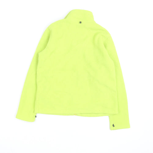 Regatta Boys Green Fleece Full Zip Basic Jacket 7-8 Years Outdoor Wear