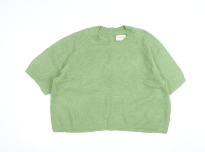 FatFace Women's Green Cotton Knit Button Cardigan Size 18