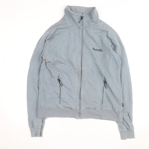 Bench Men's Blue Full Zip Fleece Sweatshirt Size L